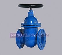 شیرآلات صنعتی کشویی زبانه فلزی 16 بار شیرآلات صنعتی کشویی زبانه فلزی 16 بار